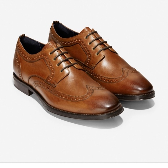 🔥NEW🔥Cole Haan GrandBrogue Wingtip Oxford Shoes sz9 Price Firm !